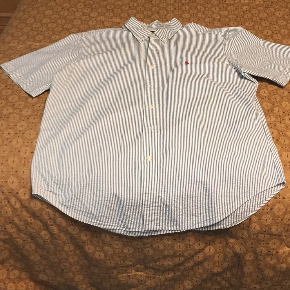 Ralph Lauren seersucker short sleeve shirt